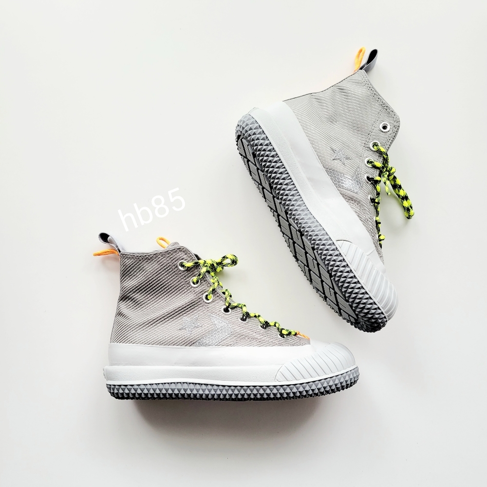 Converse Bosey MC Hi Grey Grey Orange Men's 5.5 Women's 7